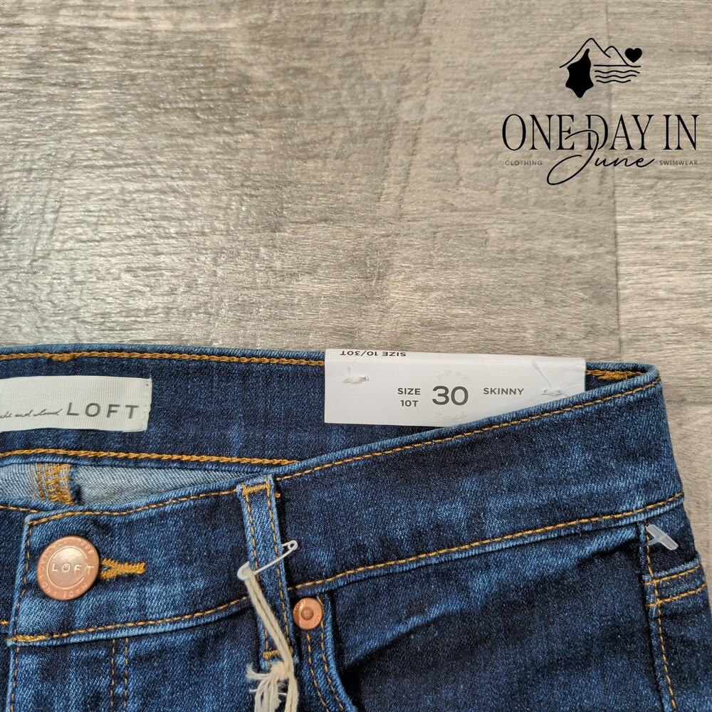 Loft Skinny Jeans Size 10T - Picture 2 of 8